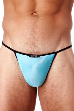 Gregg Homme Sky Blue Voyeur Hyperstretch Microfiber Low Rise G-String thumbnail 2