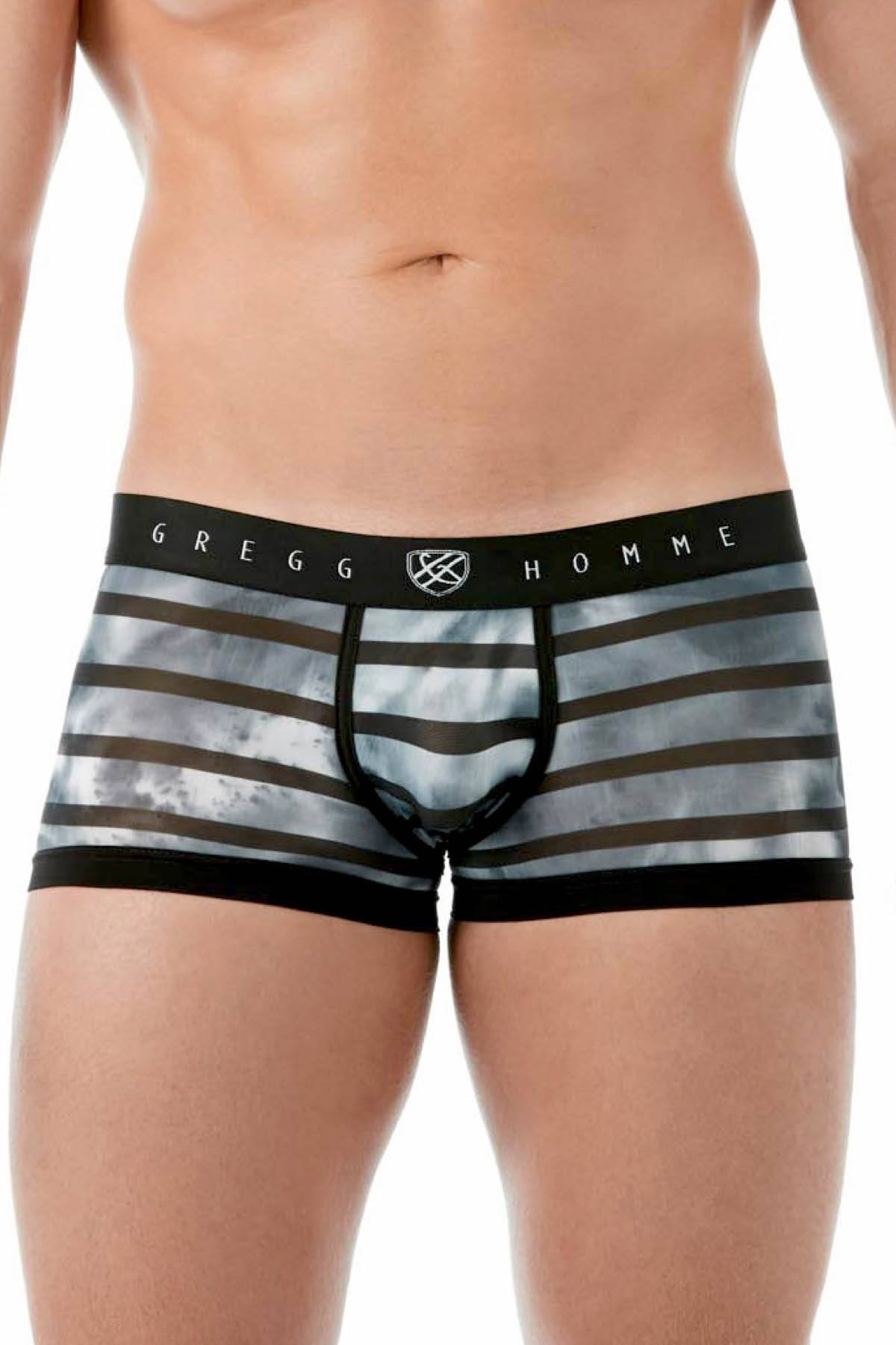 Gregg Homme Wanted Mesh Stripe Boxer Brief