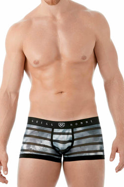Gregg Homme Wanted Mesh Stripe Boxer Brief thumbnail 1