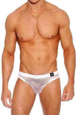 Gregg Homme White Beyond-Doubt Mesh Brief thumbnail 1
