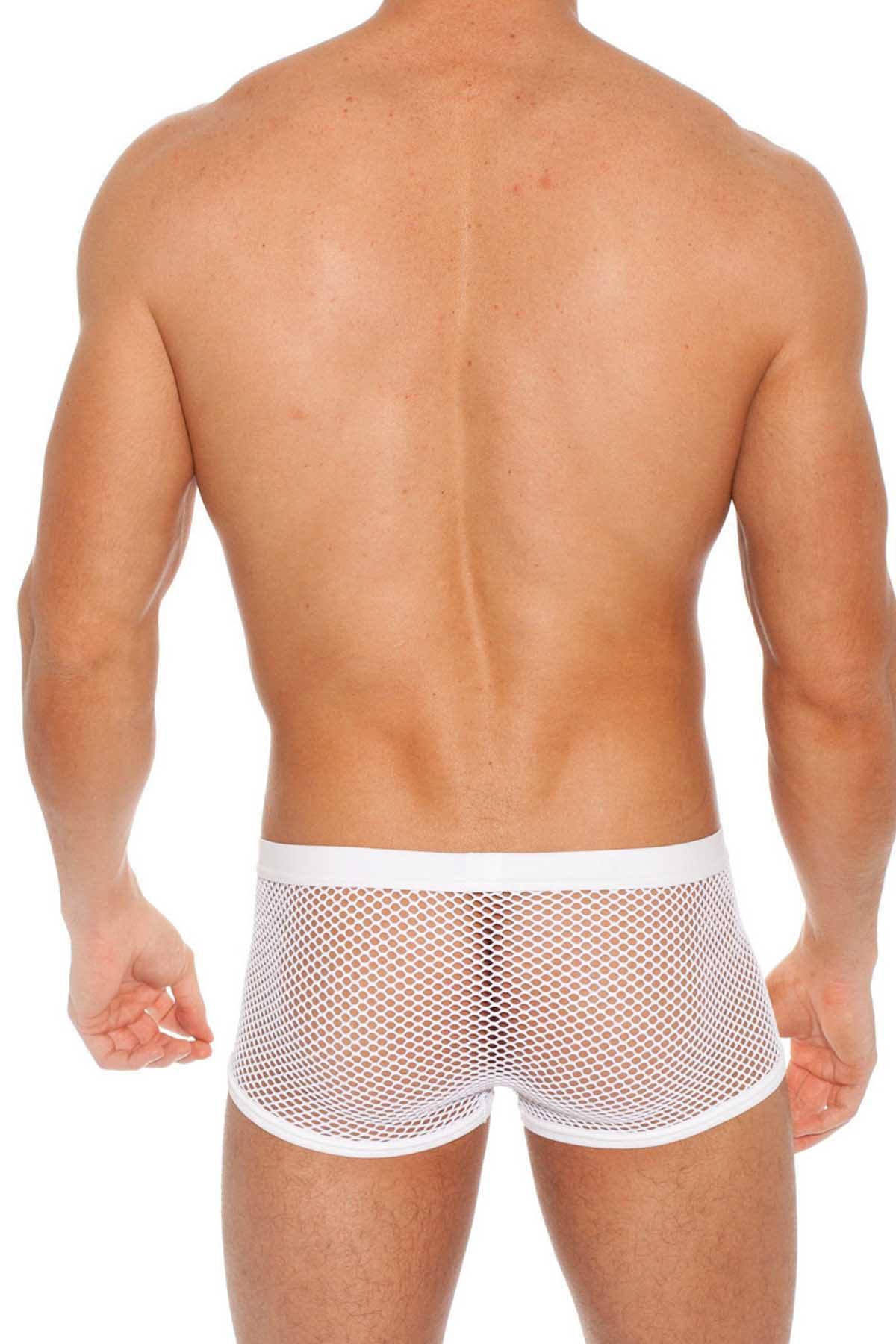Gregg Homme White Beyond-Doubt Mesh Trunk