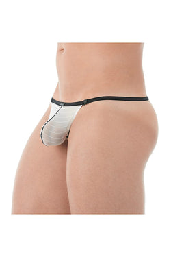 Gregg Homme White Mesh Suspender C-Ring String thumbnail 1