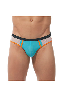 Gregg Homme White/Orange/Aqua Challenger Brief thumbnail 4