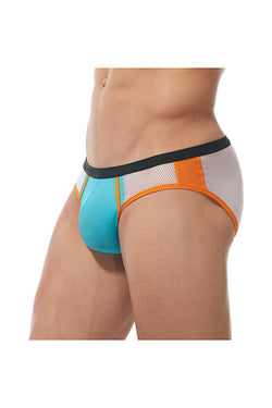 Gregg Homme White/Orange/Aqua Challenger Brief thumbnail 3
