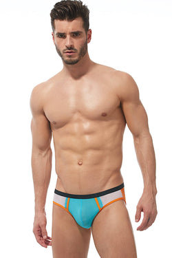 Gregg Homme White/Orange/Aqua Challenger Brief thumbnail 1