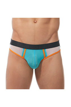 Gregg Homme White/Orange/Aqua Challenger Jock thumbnail 4