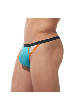 Gregg Homme White/Orange/Aqua Challenger Thong thumbnail 3