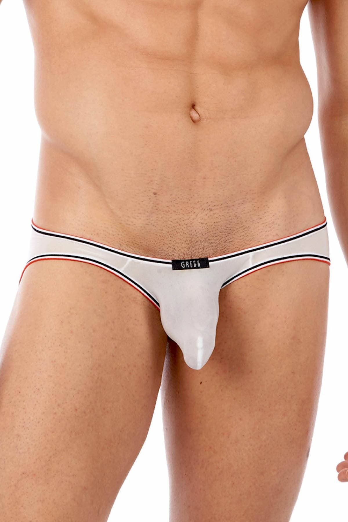 Gregg Homme White Sheer Touch Hyper-Stretch Brief