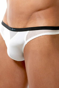 Gregg Homme White Vigor Italian-Mesh Thong thumbnail 2