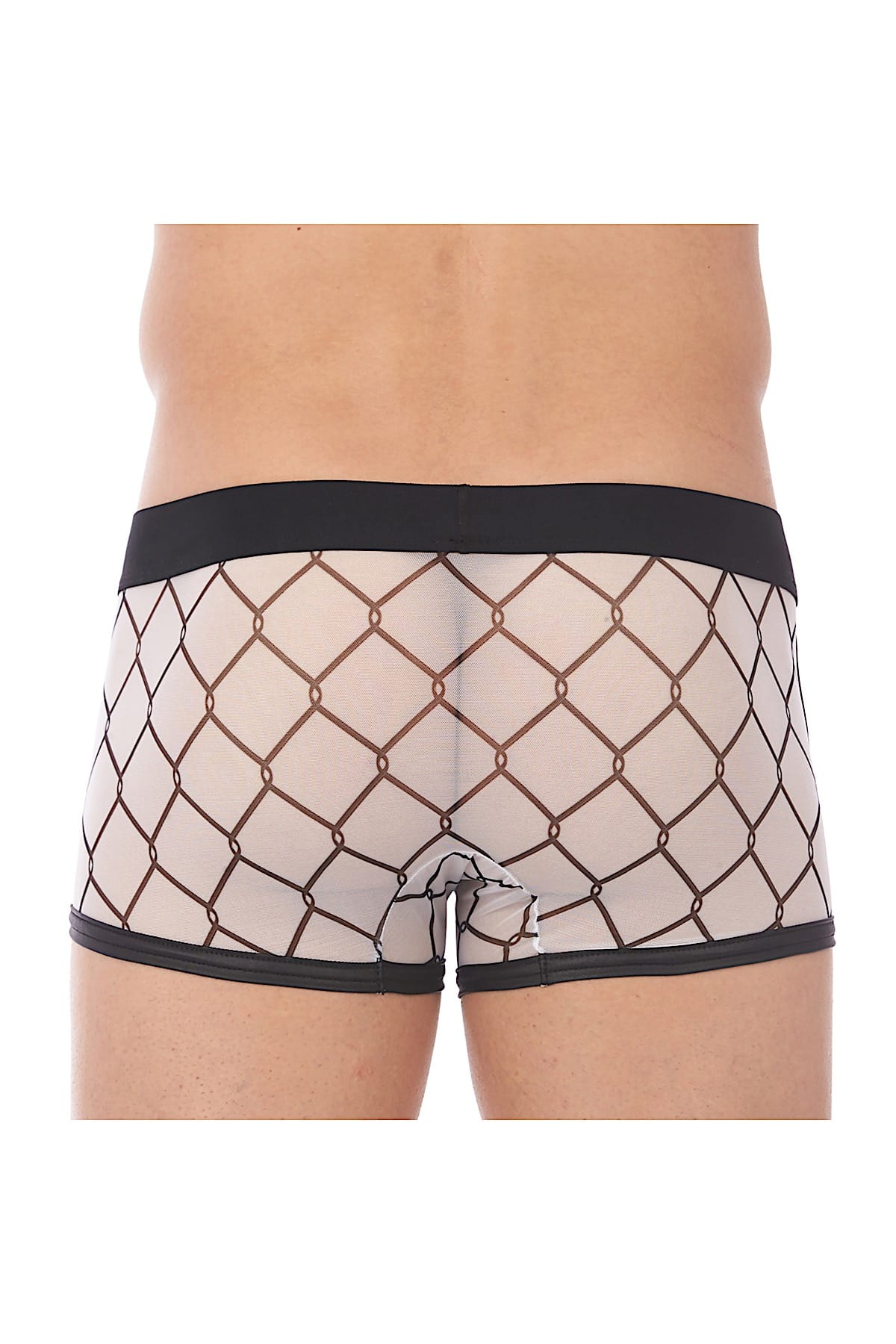 Gregg Homme White Wired Mesh C-Ring Boxer Brief