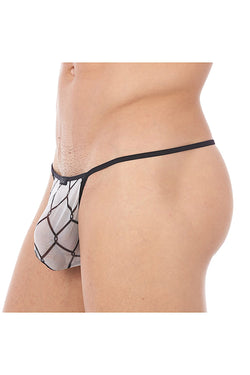 Gregg Homme White Wired Mesh G-String thumbnail 2