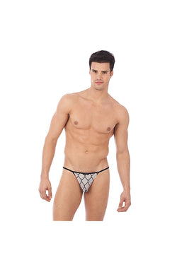 Gregg Homme White Wired Mesh G-String thumbnail 4