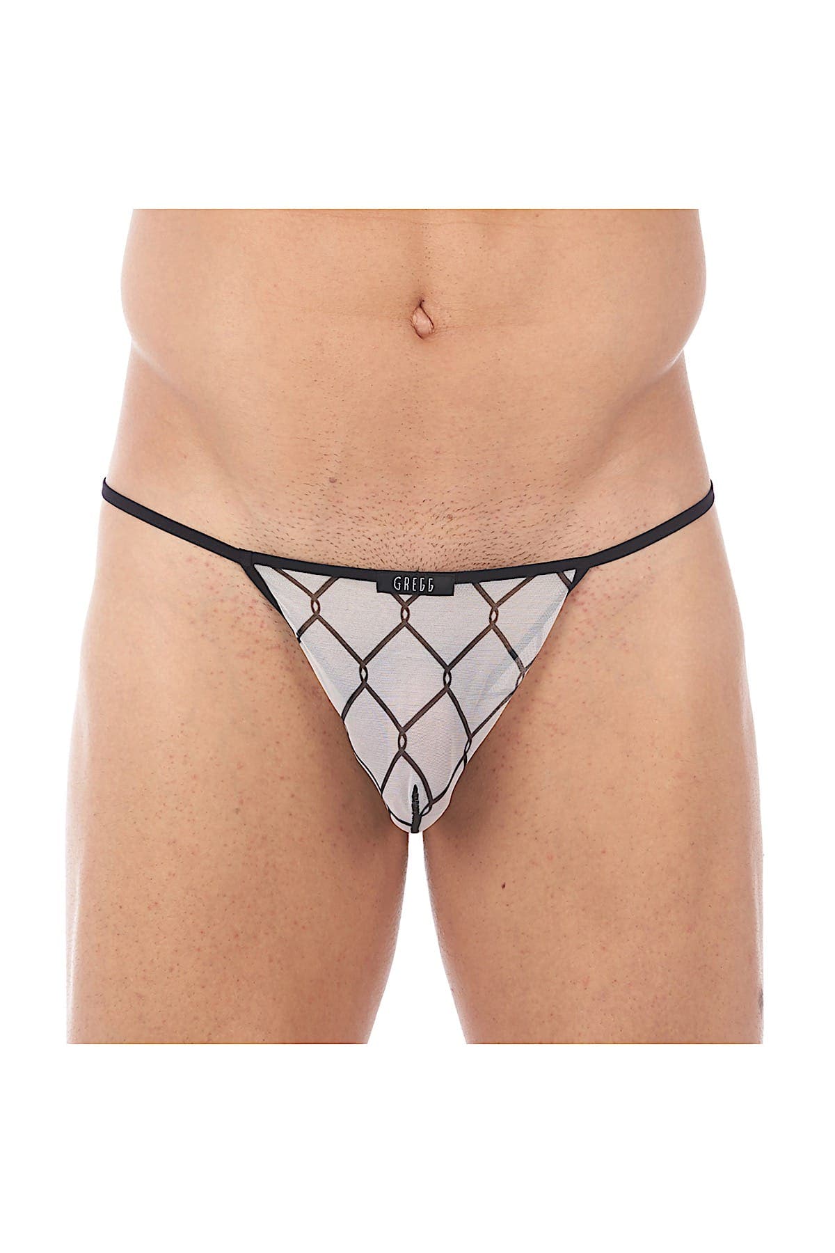 Gregg Homme White Wired Mesh G-String
