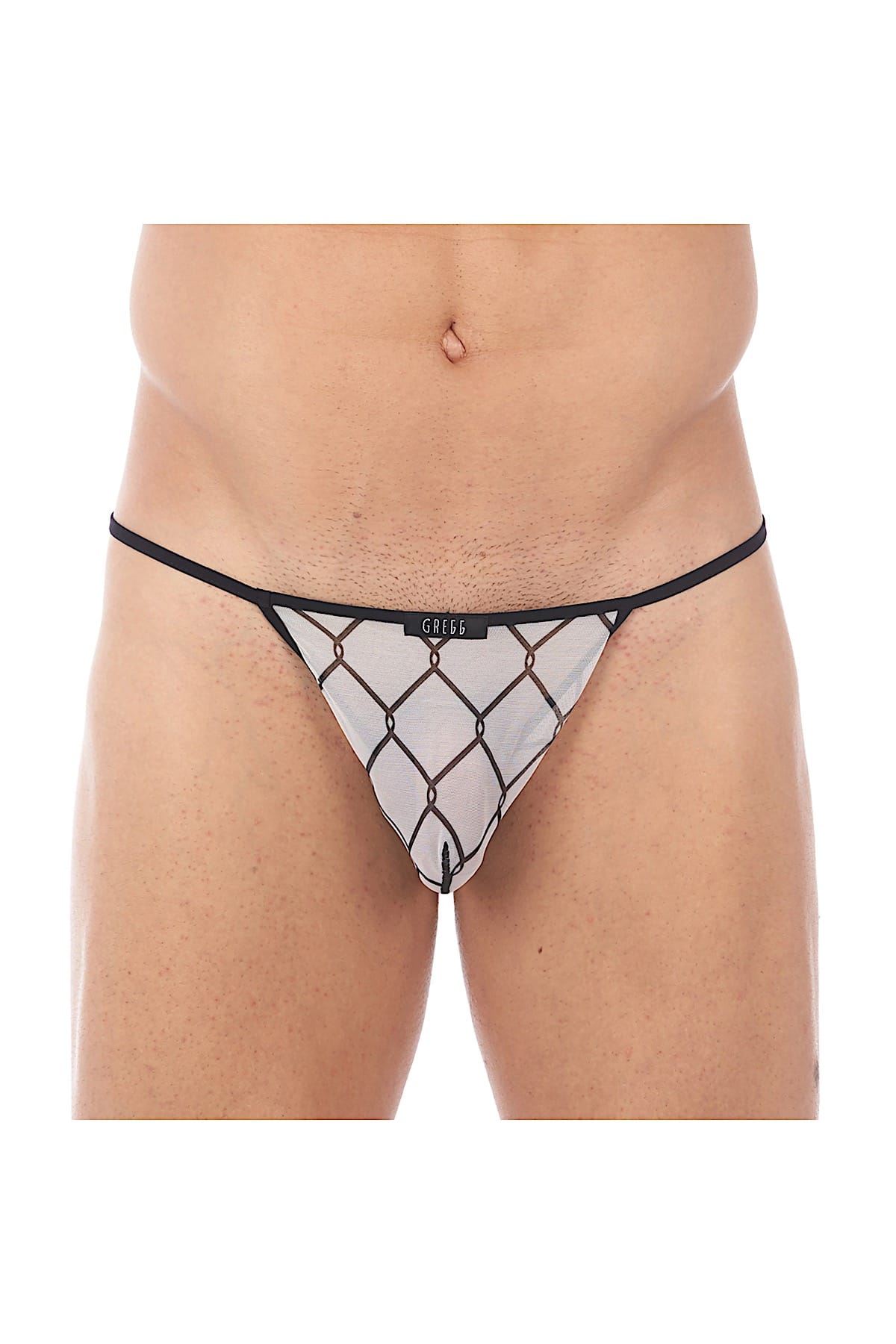 Gregg Homme White Wired Mesh G-String