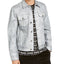 Guess Dillon Ski Logo Denim Jacket With Coating Silver City