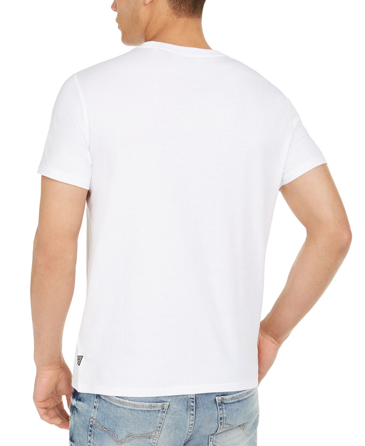 Guess Island Graphic T-shirt Pure White