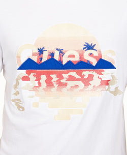 Guess Island Graphic T-shirt Pure White thumbnail 3