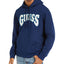 Guess Logo Graphic Hoodie Blue