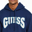 Guess Logo Graphic Hoodie Blue