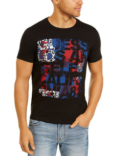 Guess Modern Art Logo T-shirt Black thumbnail 1