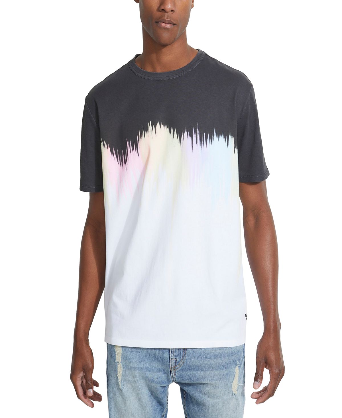 Guess Oversized Ombre T-shirt White