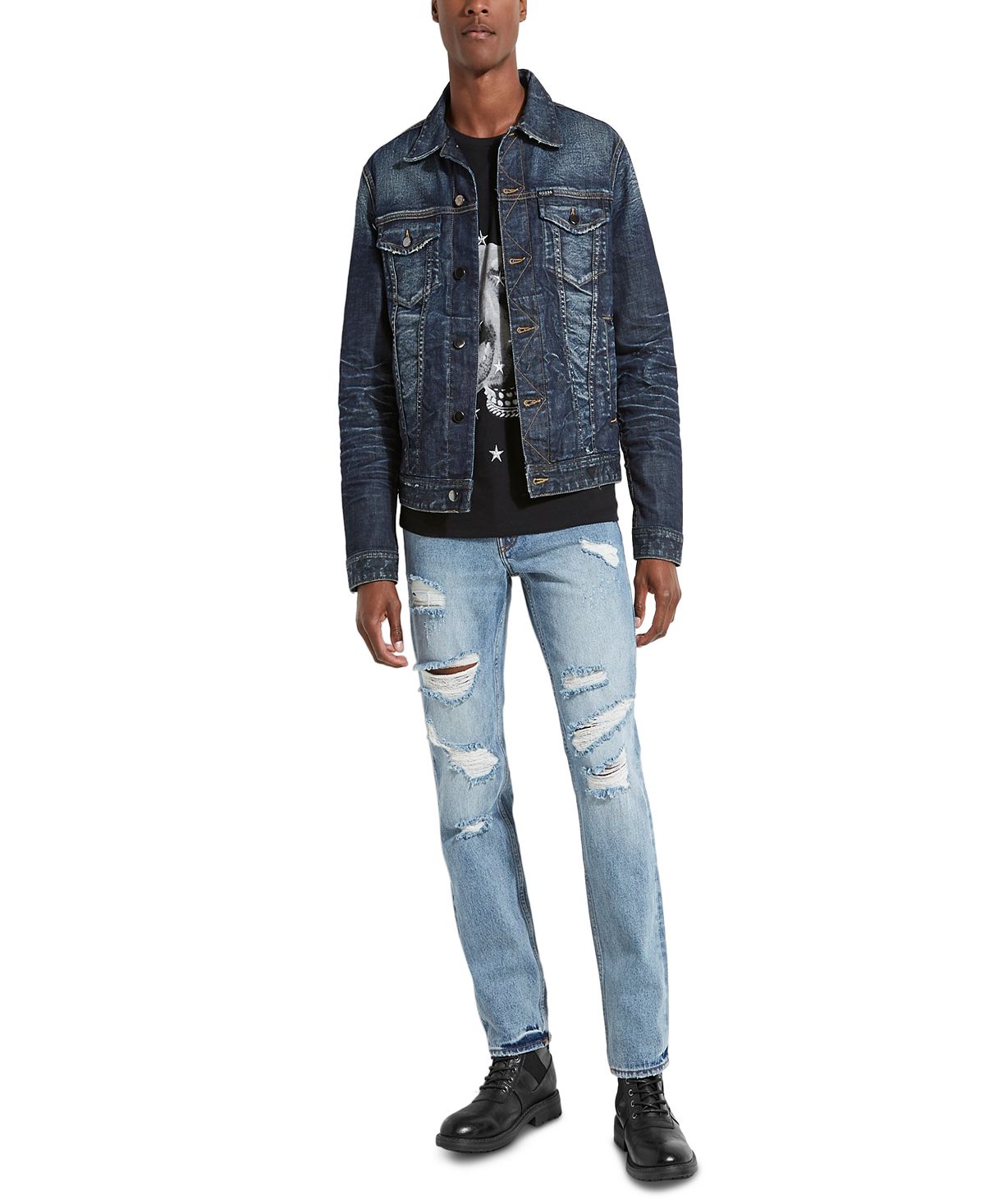 Guess Ripped Jeans Dynasty Wash