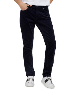 Guess Skinny-fit Crystal Corduroy Stretch Pants Deep Marine thumbnail 1