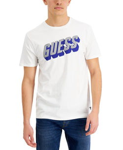 Guess Space Logo Tee White thumbnail 1