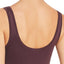 HANRO Prune Purple Touch Feeling Crop Top Lounge Bra