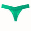 HEIDI By Heidi Klum Deep-Green Stretch Lace Thong