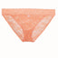 HEIDI By Heidi Klum Neon-Coral Stretch-Lace Keyhole Bikini Brief