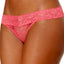 HEIDI By Heidi Klum Paradise-Pink Stretch Lace Thong