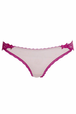 HEIDI By Heidi Klum Peony/Wild-Aster Lace-Trim Modal Bikini Panty thumbnail 2