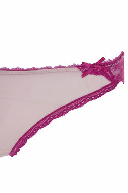 HEIDI By Heidi Klum Peony/Wild-Aster Lace-Trim Modal Bikini Panty thumbnail 4