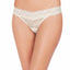 HEIDI By Heidi Klum Pristine-Ivory Stretch Lace Thong