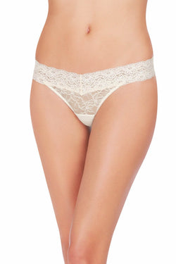 HEIDI By Heidi Klum Pristine-Ivory Stretch Lace Thong thumbnail 1
