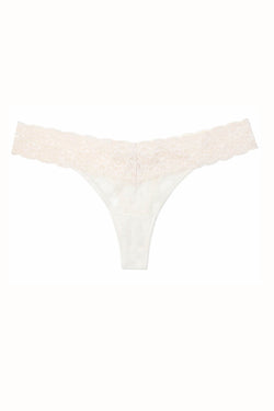 HEIDI By Heidi Klum Pristine-Ivory Stretch Lace Thong thumbnail 4