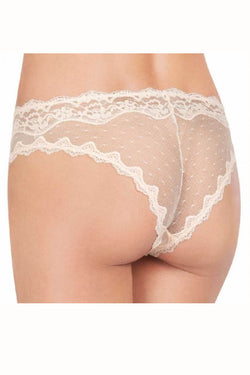 HEIDI By Heidi Klum Silver-Peony Mesh and Lace Dot Hipster thumbnail 3
