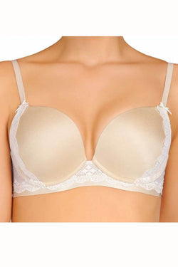 HEIDI By Heidi Klum Toasted-Almond Plunge Max-Lift Push-up Bra thumbnail 4