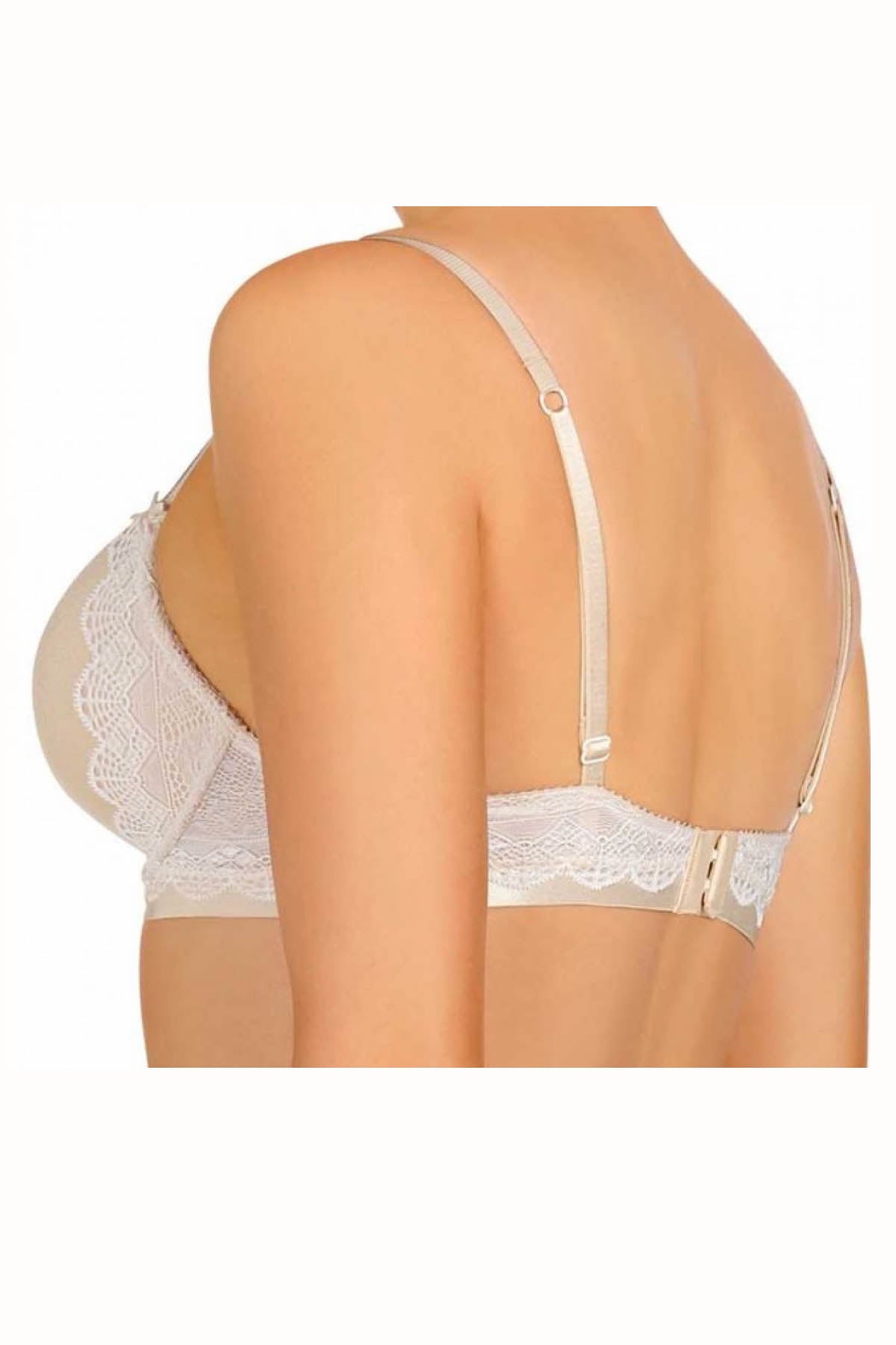 HEIDI By Heidi Klum Toasted-Almond Plunge Max-Lift Push-up Bra