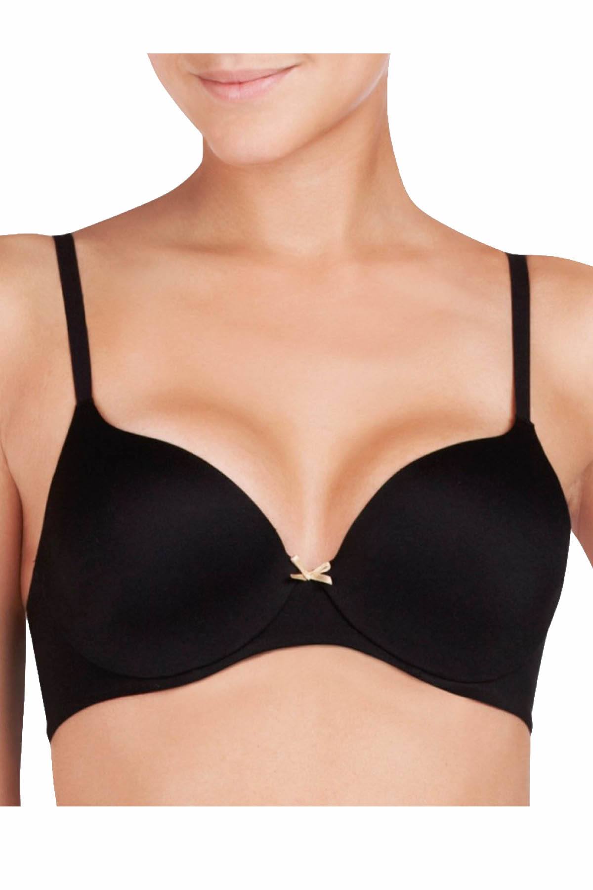 HEIDI by Heidi Klum Black Custom-Lift Demi T-Shirt Bra