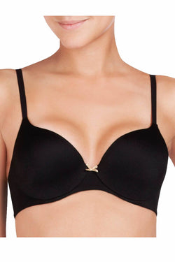 HEIDI by Heidi Klum Black Custom-Lift Demi T-Shirt Bra thumbnail 1