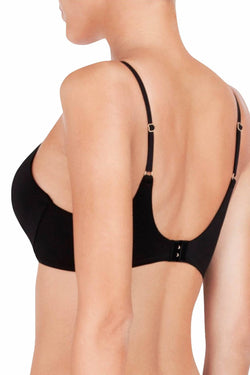 HEIDI by Heidi Klum Black Custom-Lift Demi T-Shirt Bra thumbnail 4