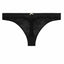HEIDI by Heidi Klum Black Stretch French-Cut Lace Thong