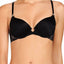 HEIDI by Heidi Klum Black/Toasted-Almond Racerback Lace T-Shirt Bra