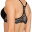 HEIDI by Heidi Klum Black/Toasted-Almond Racerback Lace T-Shirt Bra