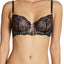 HEIDI by Heidi Klum Black & Toasted Almond Natural French Lace Underwire Bra