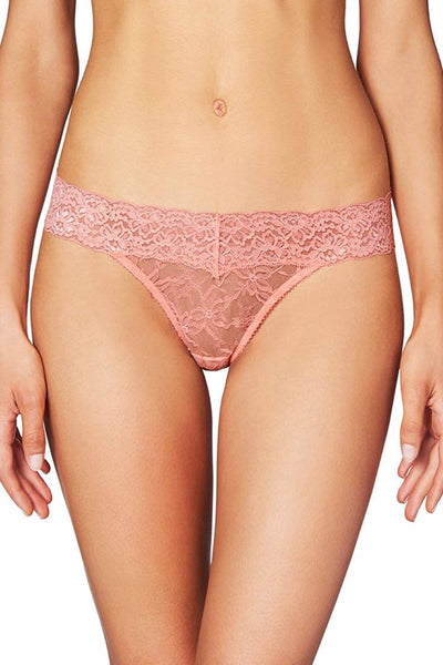 HEIDI by Heidi Klum Candlelight-Peach Stretch-Lace Thong