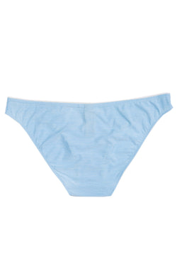 HEIDI by Heidi Klum Cerulean-Blue/Pristine-White Marl Lace Bikini Brief thumbnail 2