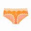 HEIDI by Heidi Klum Neon-Coral/Peony Mesh/Lace Striped Hipster